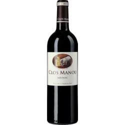 "CLOS MANOU" 2023 MEDOC ROUGE 75 CL CRD - French Wine 75cl